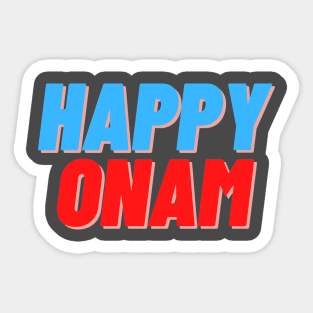 Happy Onam Sticker